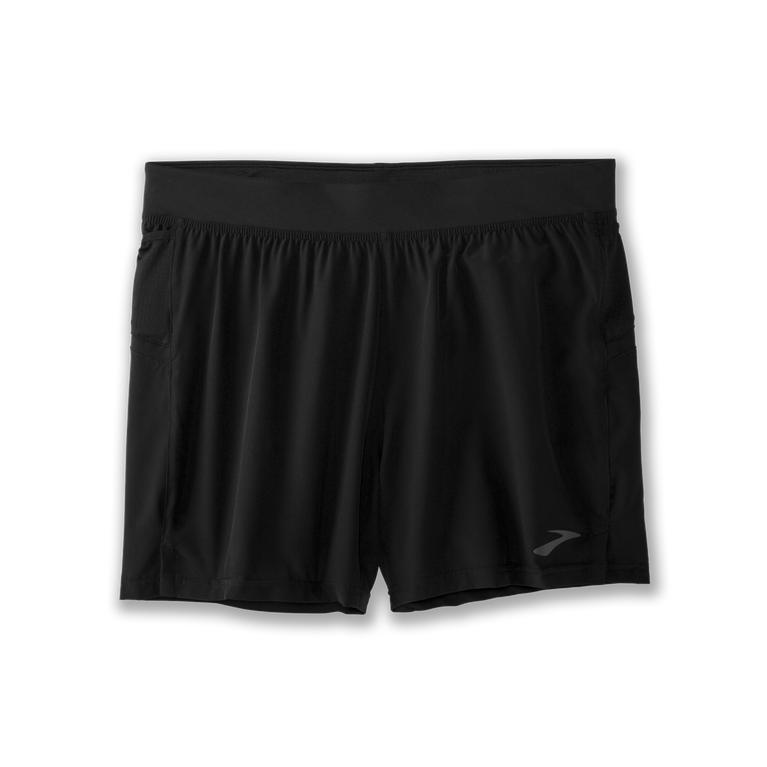 Brooks Mens Sherpa 5 2-In-1 Running Shorts - Black (358412-KML)